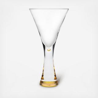 Finley Gold Accented Goblet, Set of 2