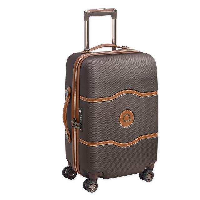 DELSEY PARIS Chatelet Air Hardside Carry On Spinner Luggage in Chocolate