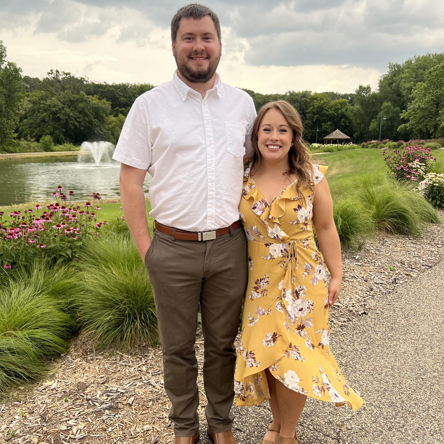 Jacob and Tiffany’s wedding in July 2023