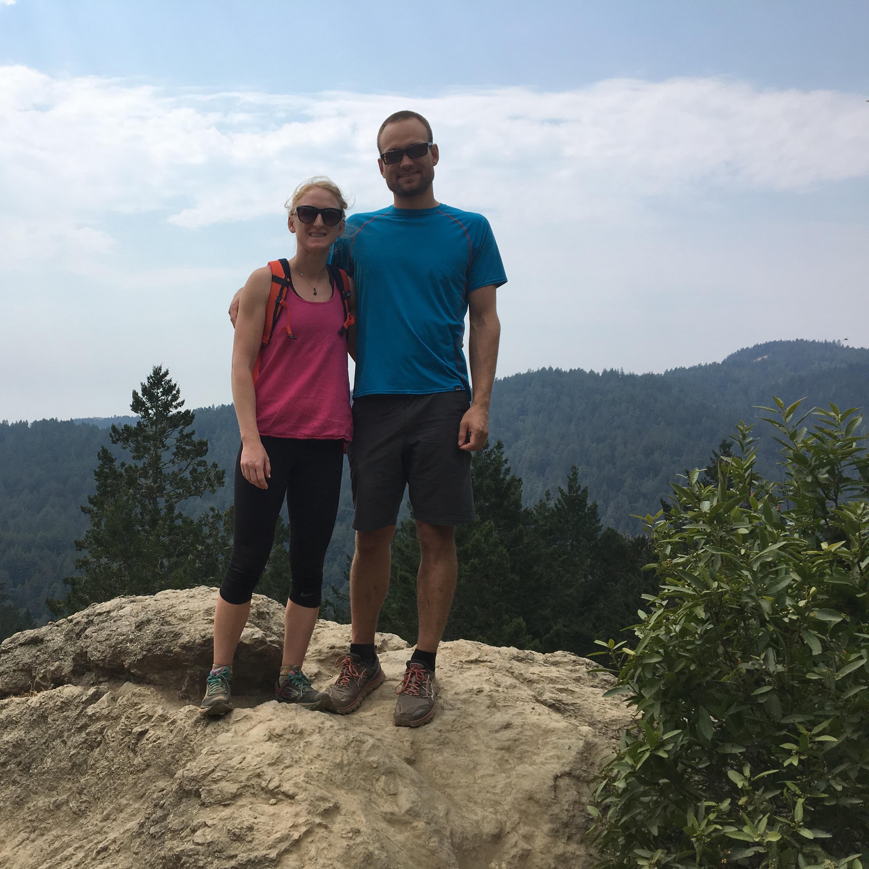 Red wood forest hike with Kevin's parents in San Francisco.  September 2017