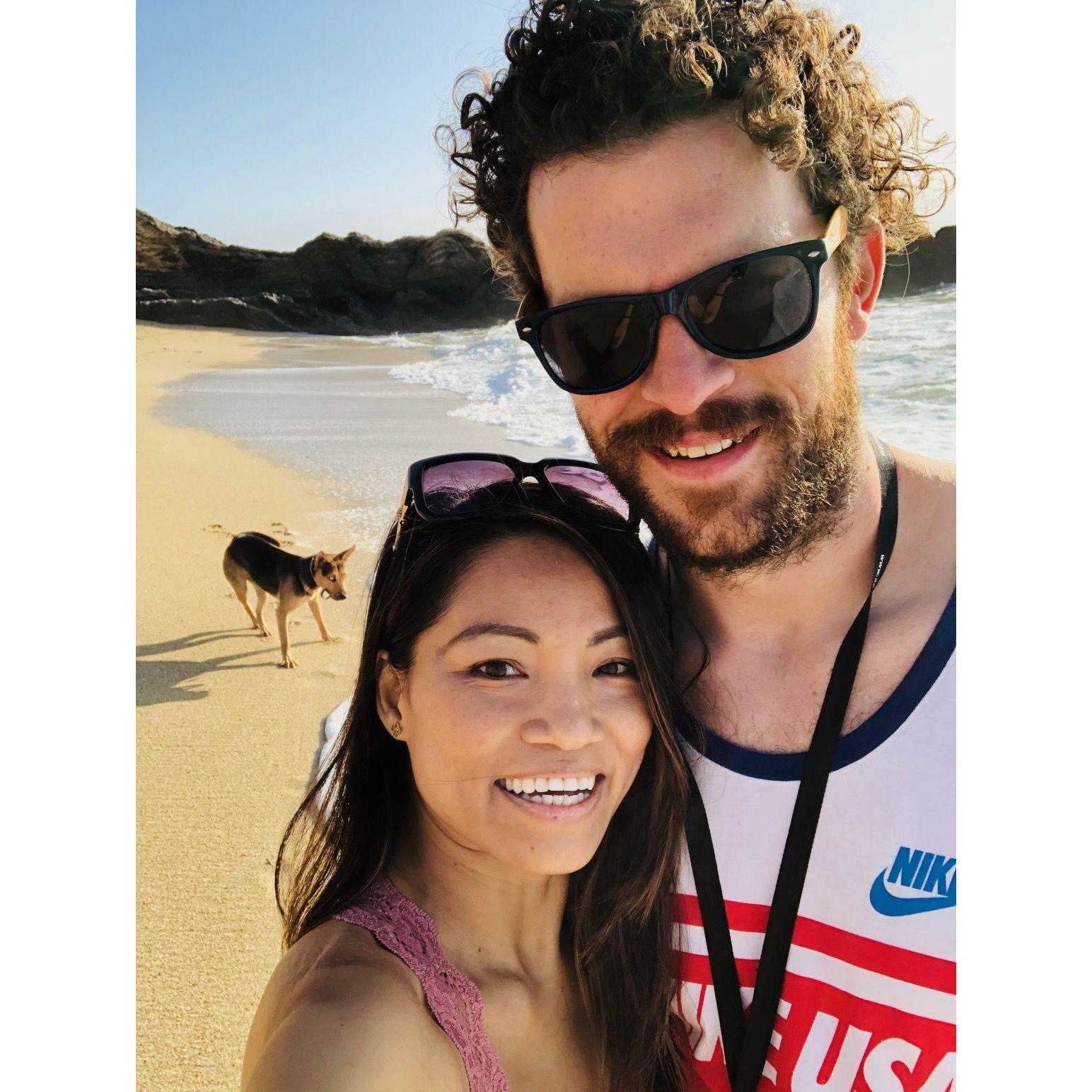 Our California beach adventure with our pup Dagny