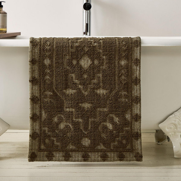 Sahar Bath Mat (in Dark Olive)