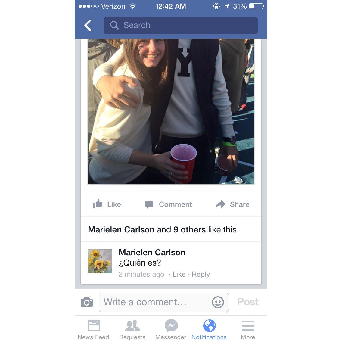 When Sebastian’s grandma first spotted Julia on Facebook, she wanted answers. "Who is this?"