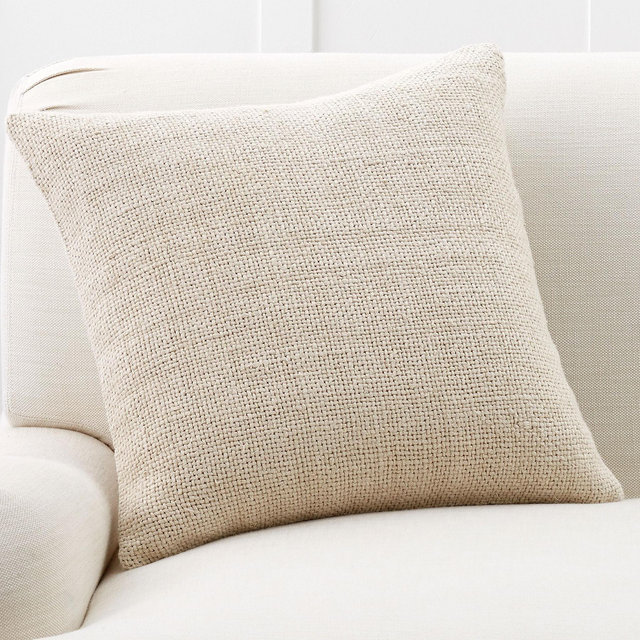 Faye Linen Textured Pillow Cover - 20x20