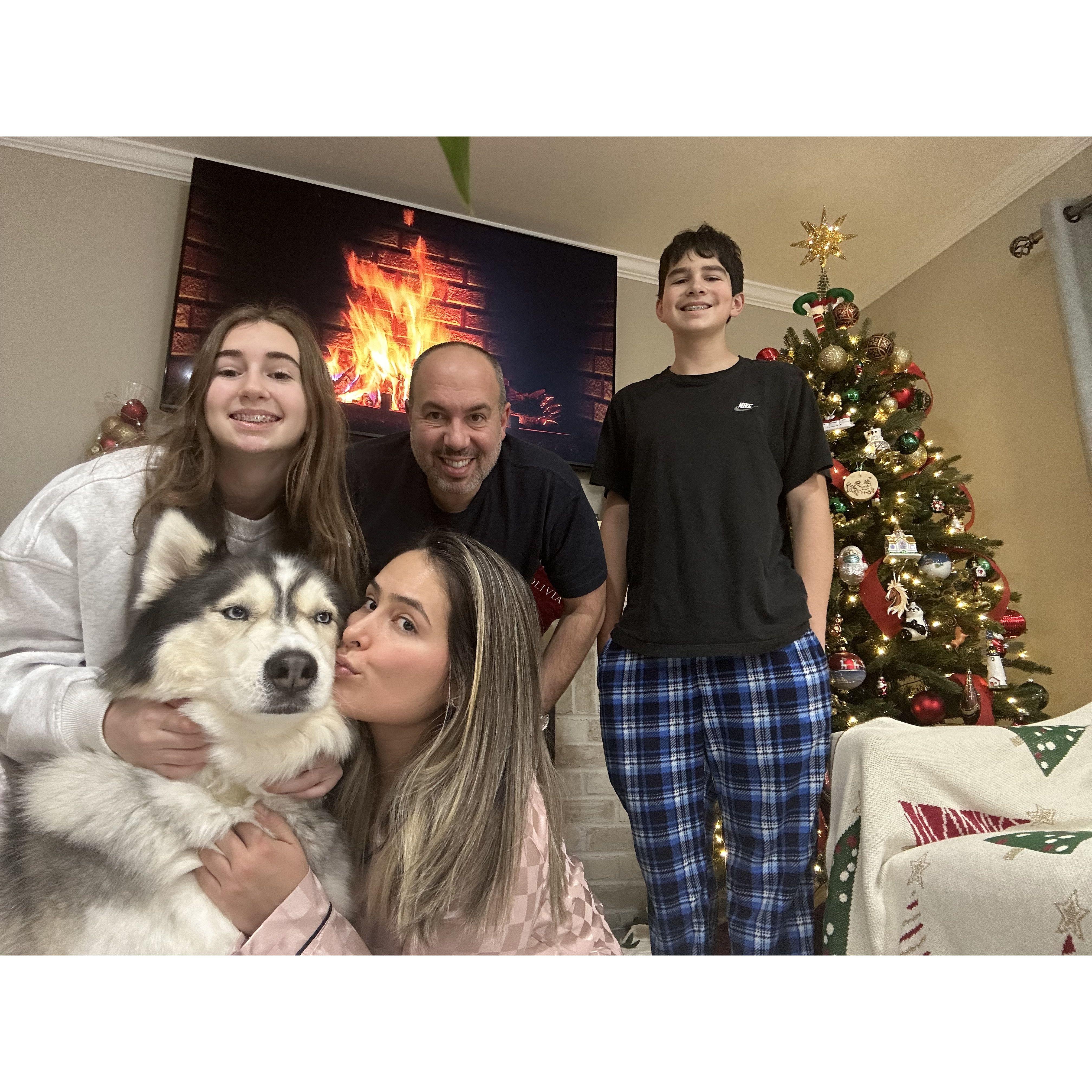 Christmas family photo