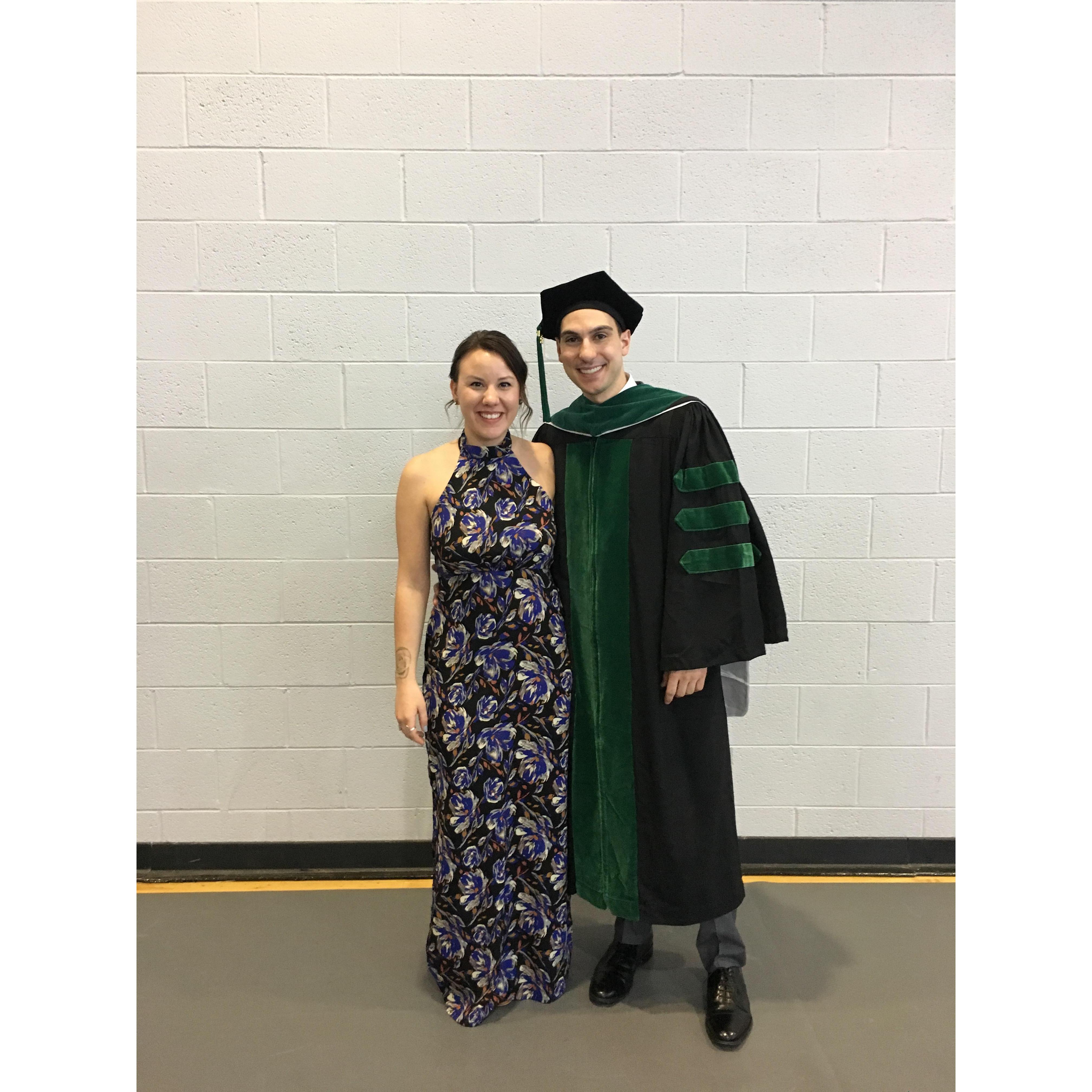 Officially Dr. Palamara. OUWB. May 2018