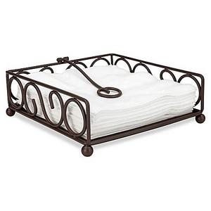 Home Basics® Scroll Napkin Holder in Bronze
