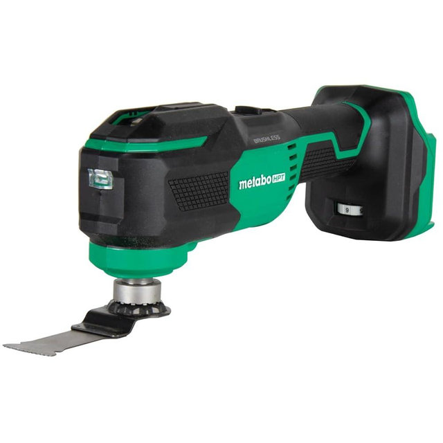 Metabo HPT 18V MultiVolt Cordless Oscillating Multi-Tool, Low Vibration Design, Universal Design, 6 Speed Settings, User Vibration Protection, Starlock, Tool Body Only, CV18DAQ4