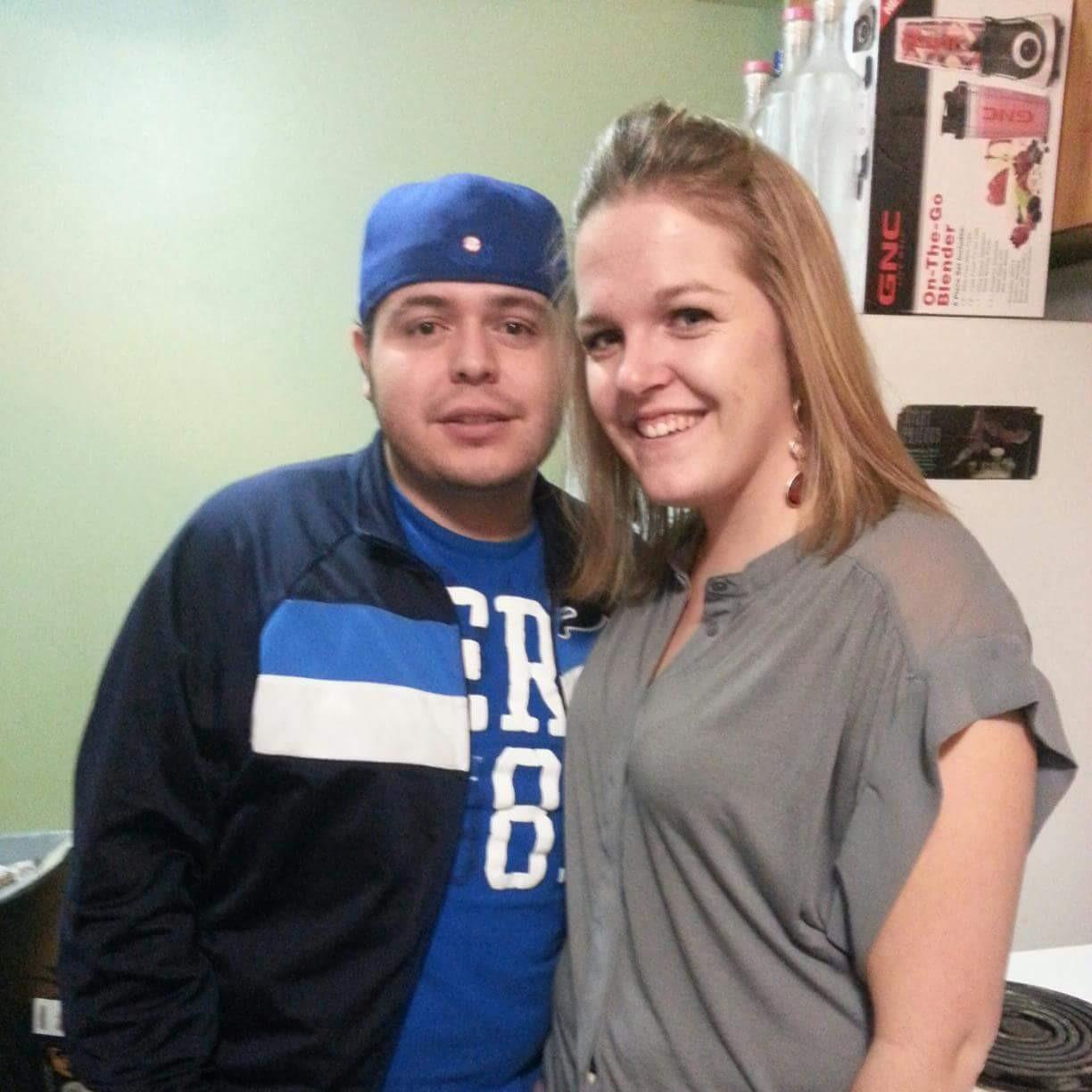 Our first picture together as more than friends. 
December 2012
