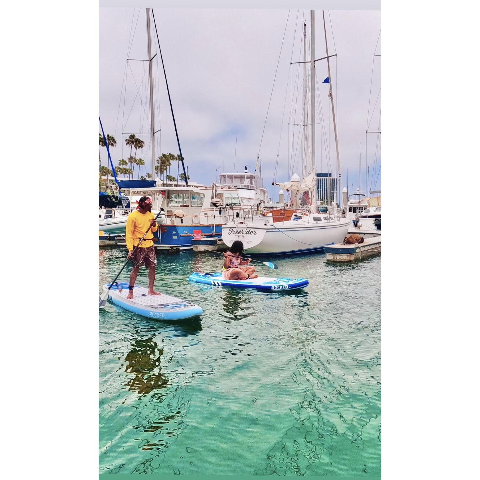 Paddle boarding w Ron & Ro