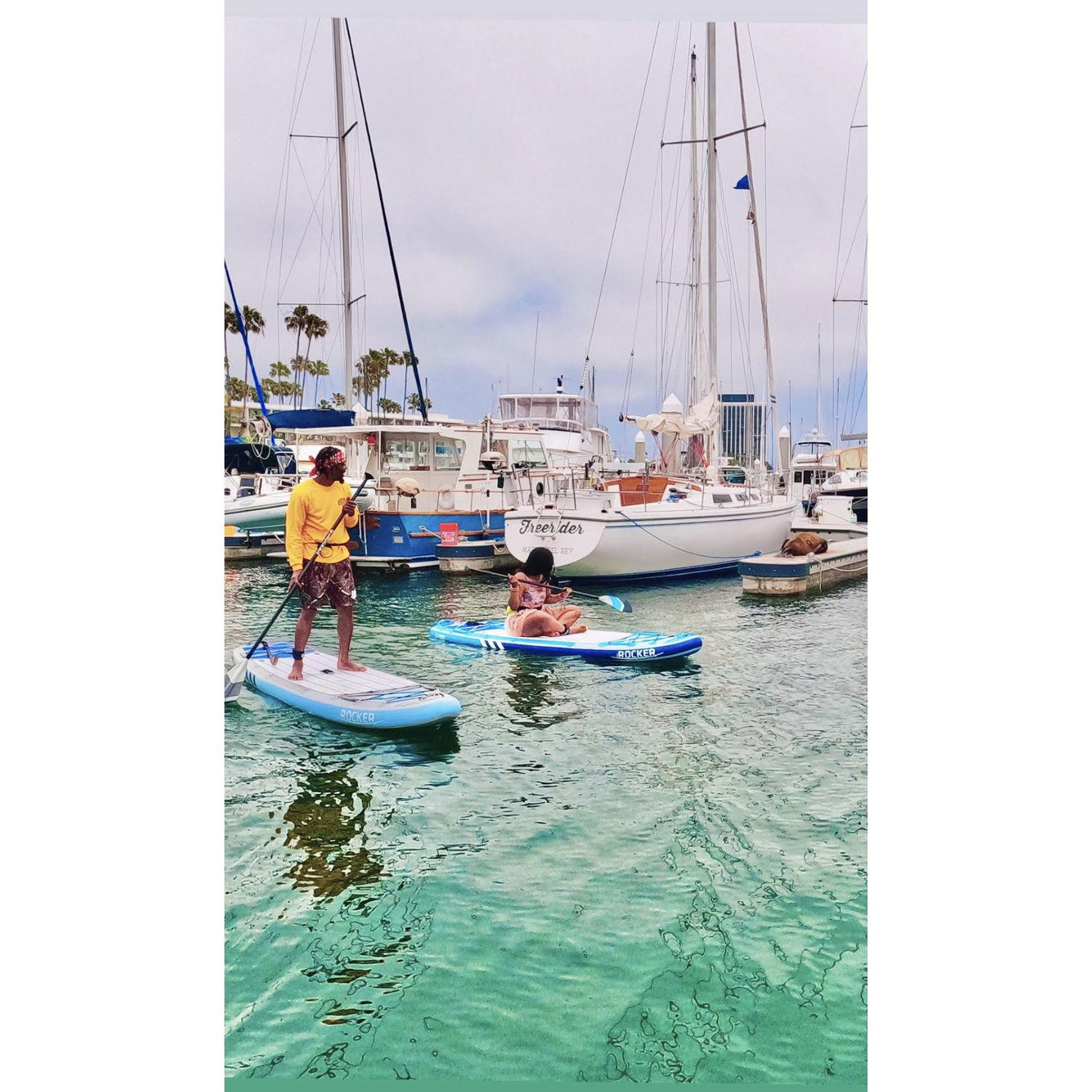 Paddle boarding w Ron & Ro