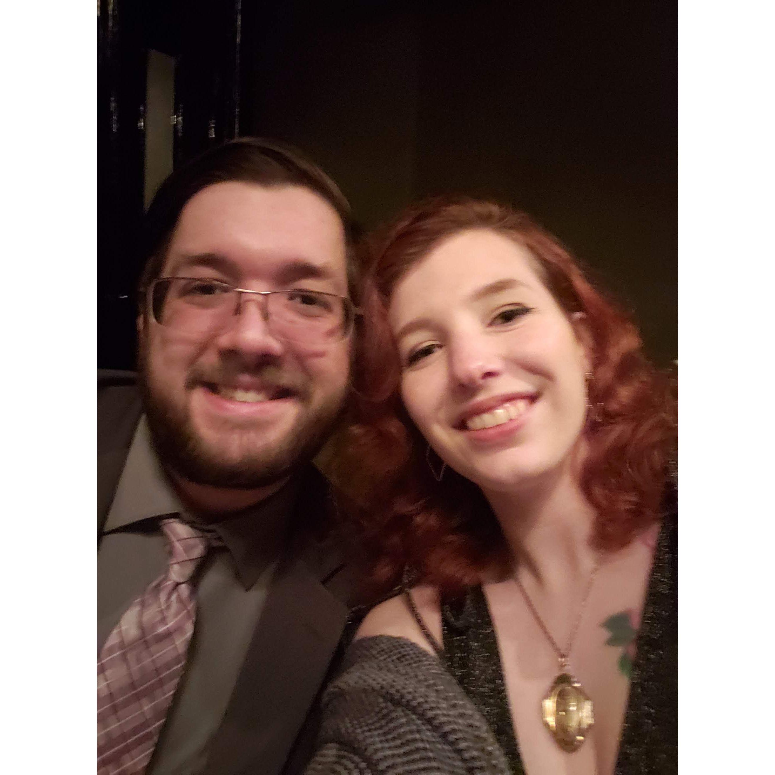 This picture was taken at our celebration for our first year anniversary