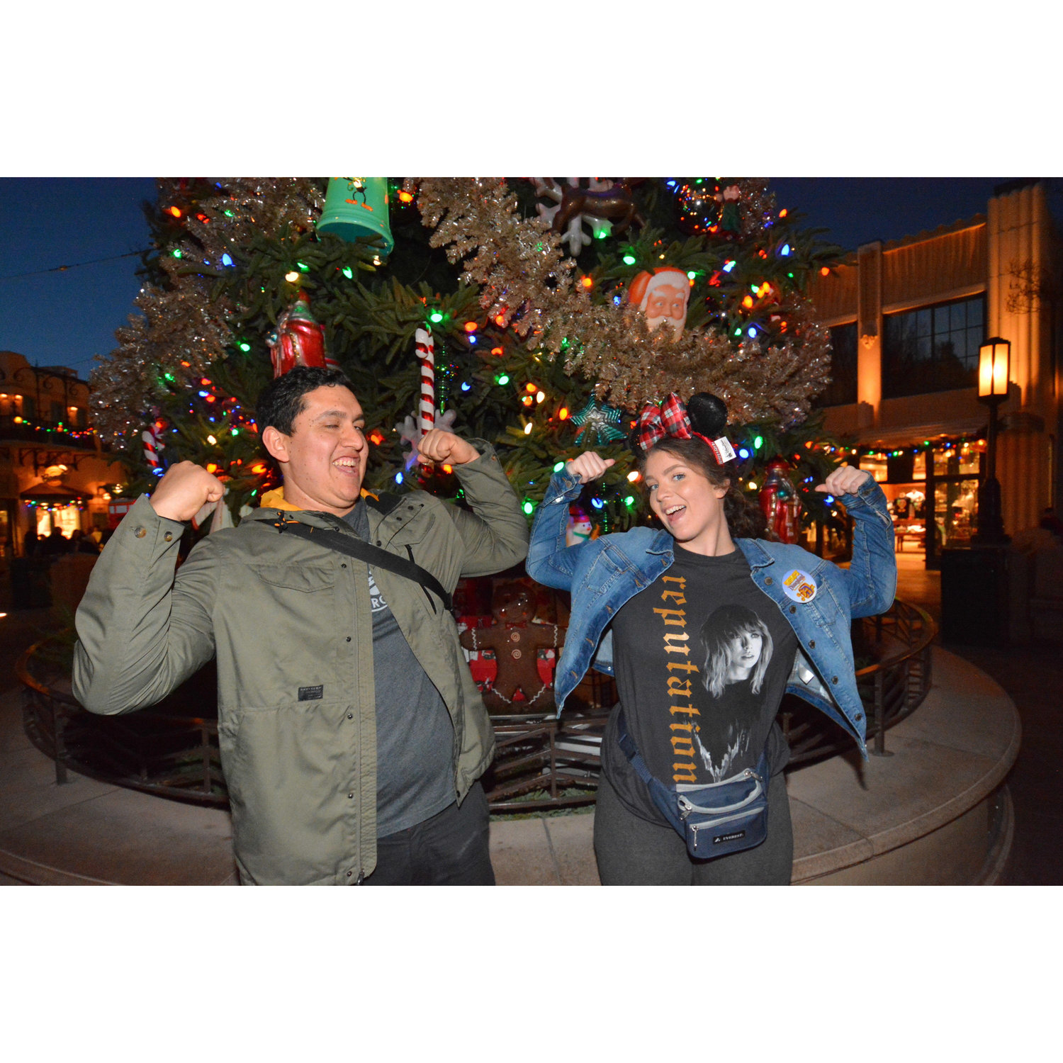 Christmas time at Disneyland