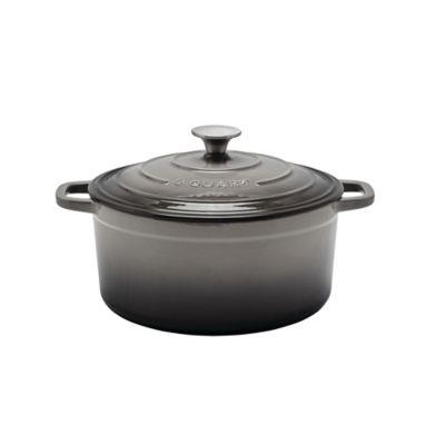 Artisanal Kitchen Supply® 6 qt. Enameled Cast Iron Dutch Oven in Grey