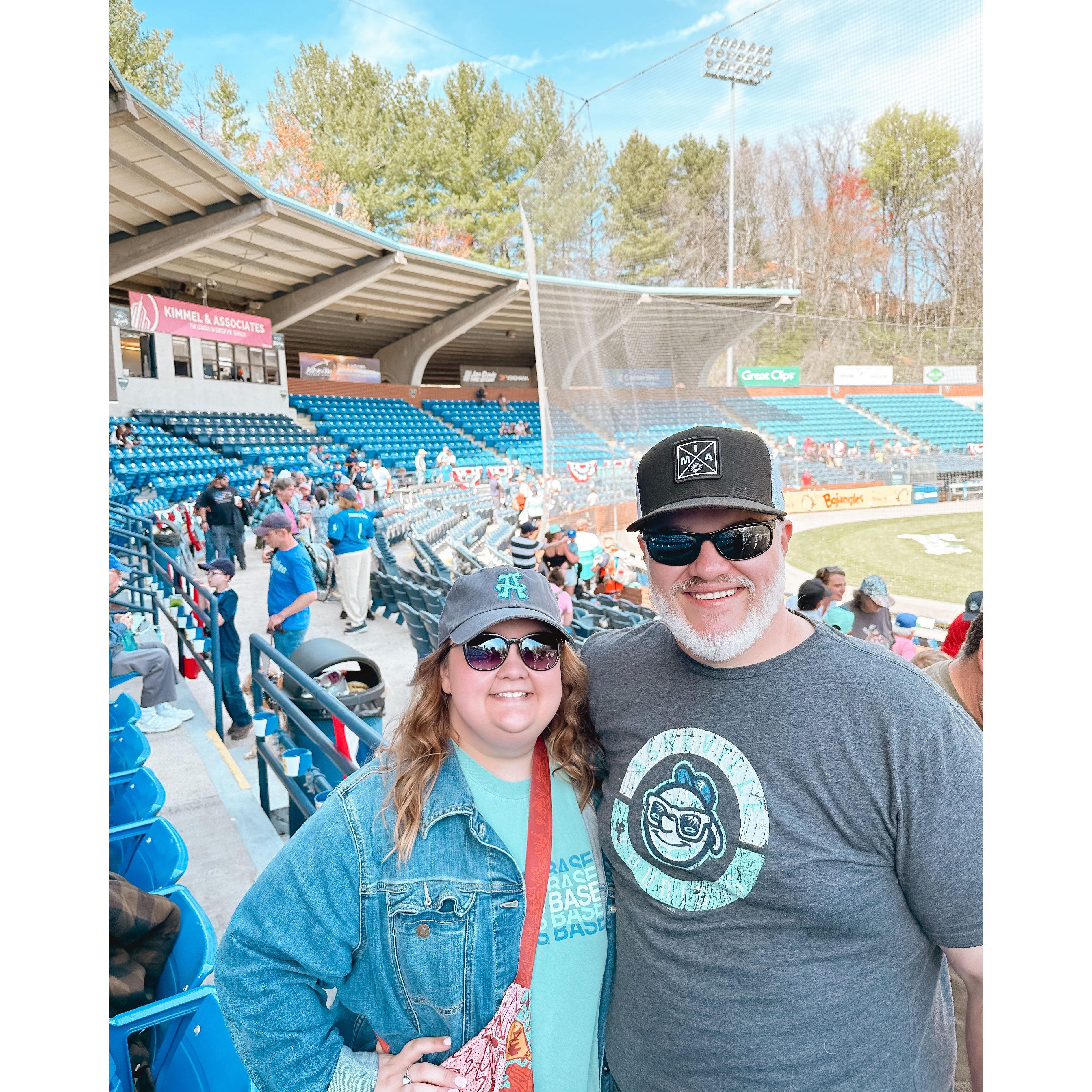 First of many baseball games.