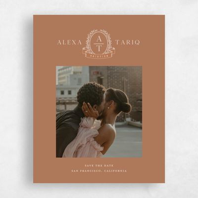 Tuscany, Orange Wedding Save the Date - Hetherton Photo