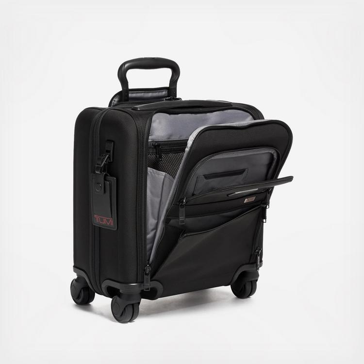 TUMI, Alpha Small Compact 4 Wheeled Brief | Zola