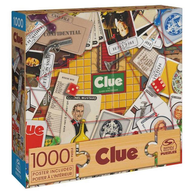 Spin Master Clue Board Game Collage Jigsaw Puzzle - 1000pc
