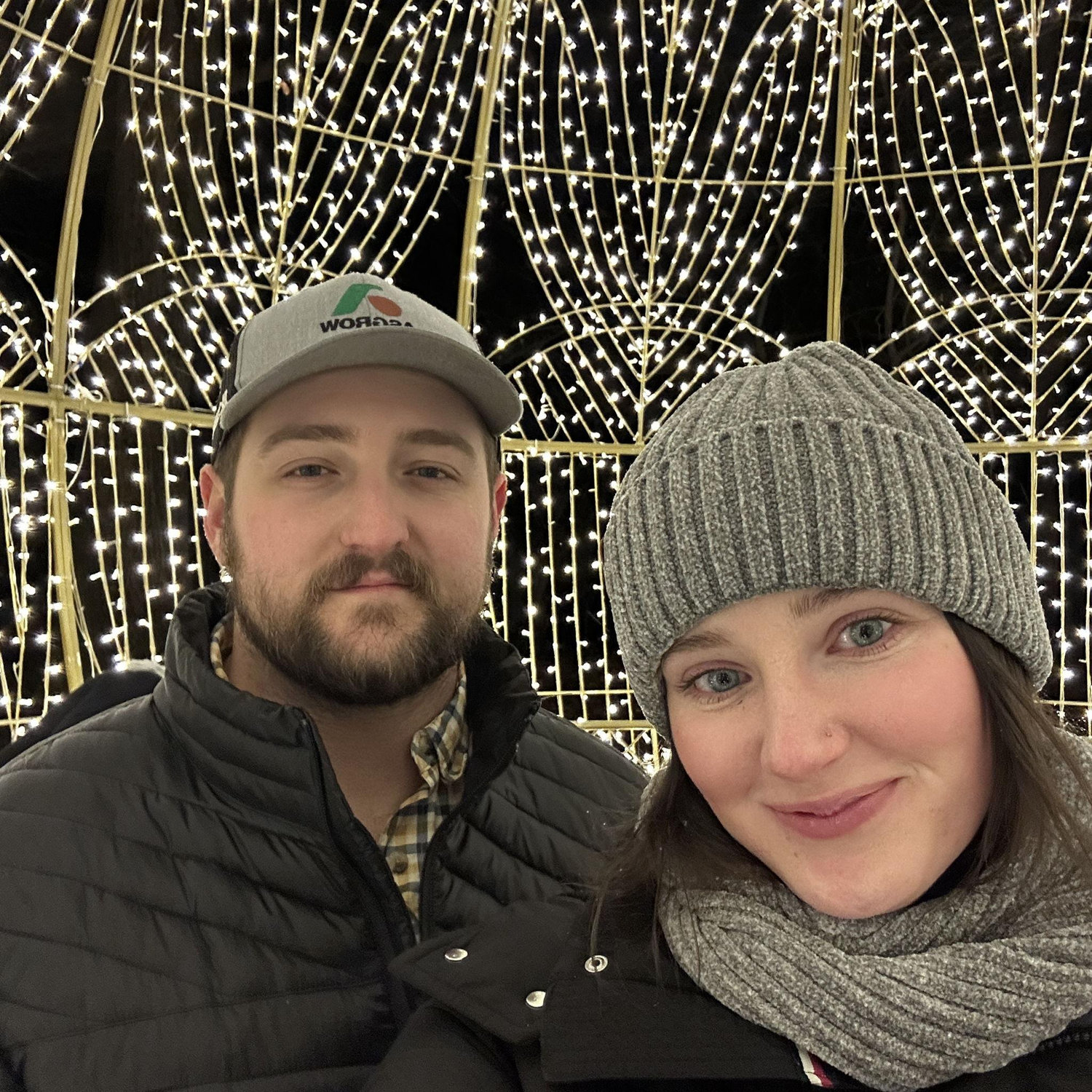 Newfields Christmas lights