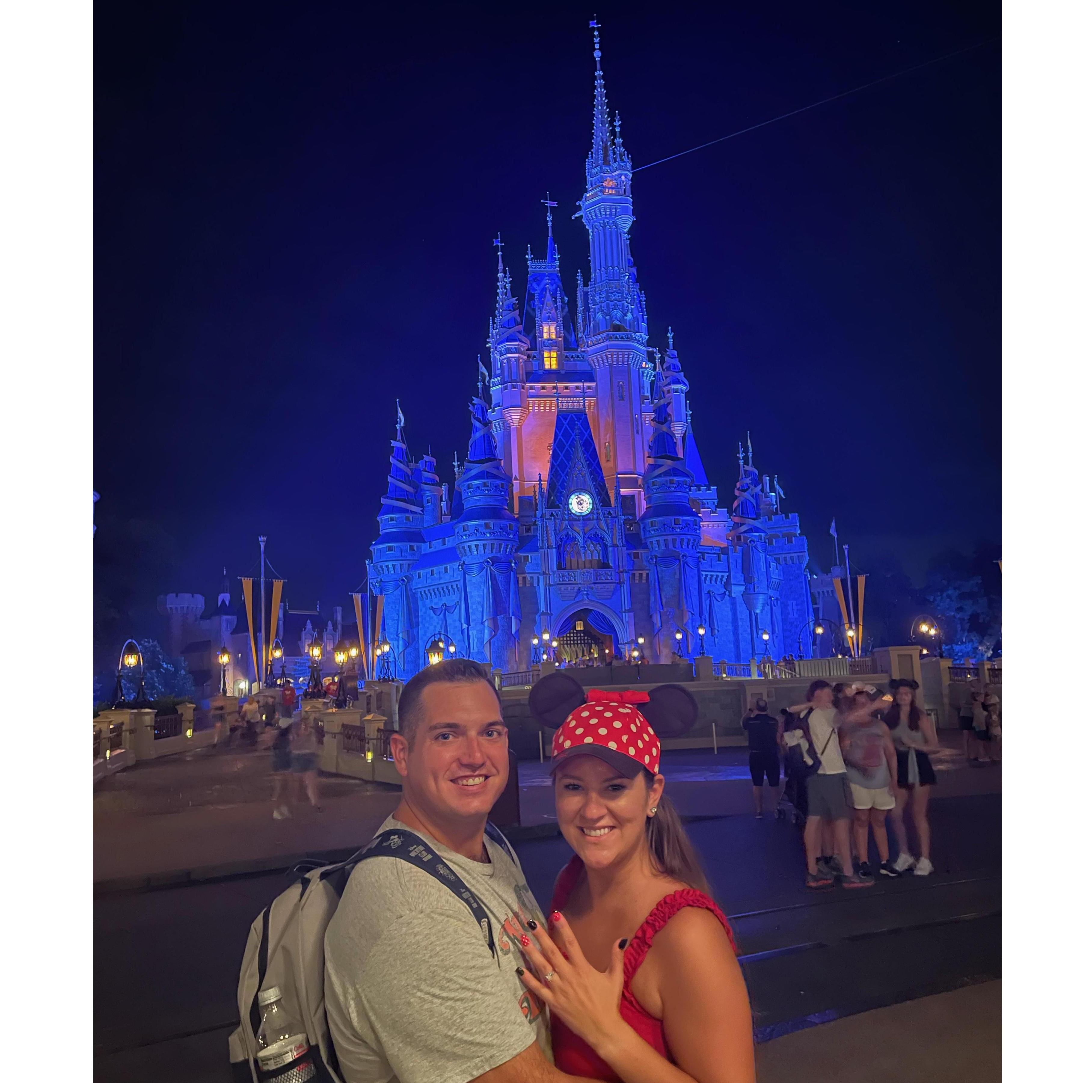The night we got engaged!