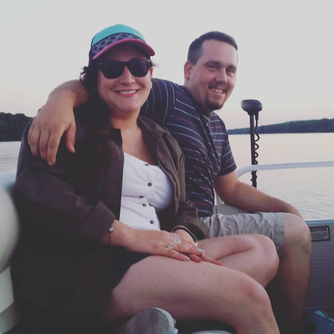 2014ish on Megan and Bill's boat