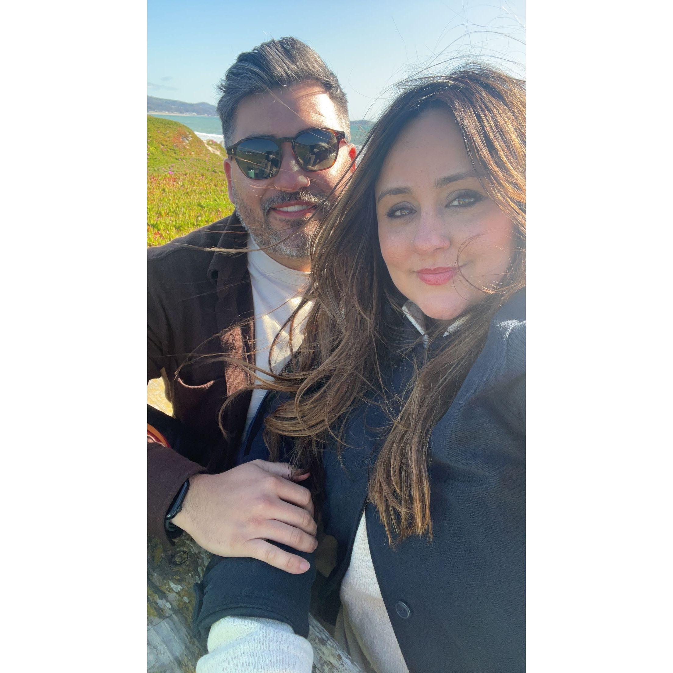 Right before we got engaged!