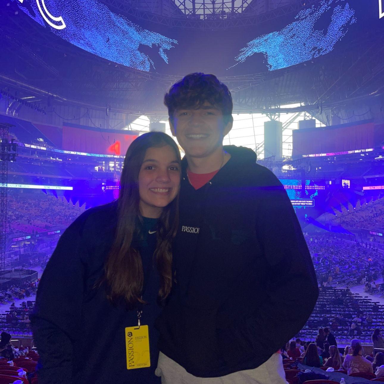 During senior year, Ella and Charles went to the Passion Conference. This was such a pivotal moment in their faith.