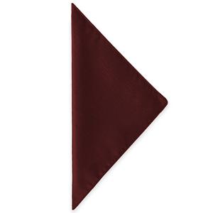 Ultimate Textile (1 Dozen) Reversible Shantung Satin - Majestic 20 x 20-Inch Cloth Dinner Napkins Burgundy Red
