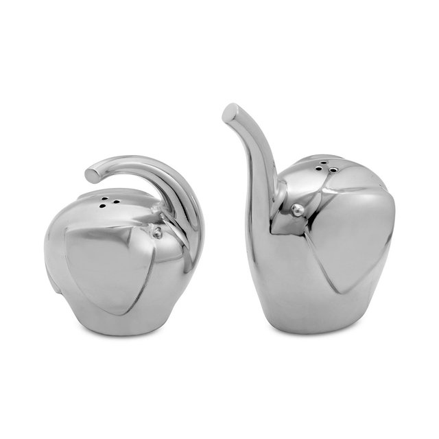 Nambé Savanna Elephant 2-Pc. Salt & Pepper Shaker Set