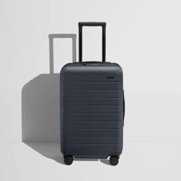 Expandable Suitcases: Carry-On Flex in Navy Blue