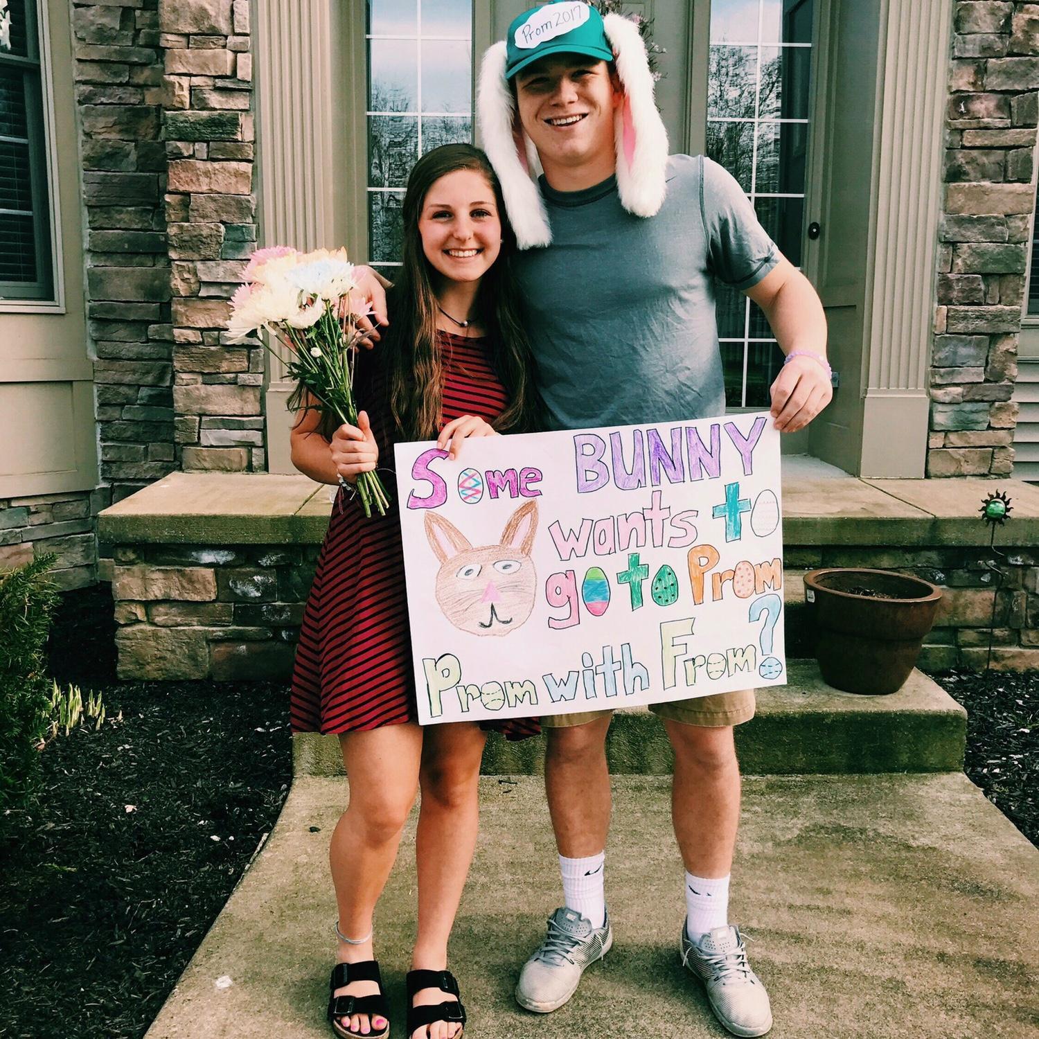 Evan's junior year prom-posal to Jordan