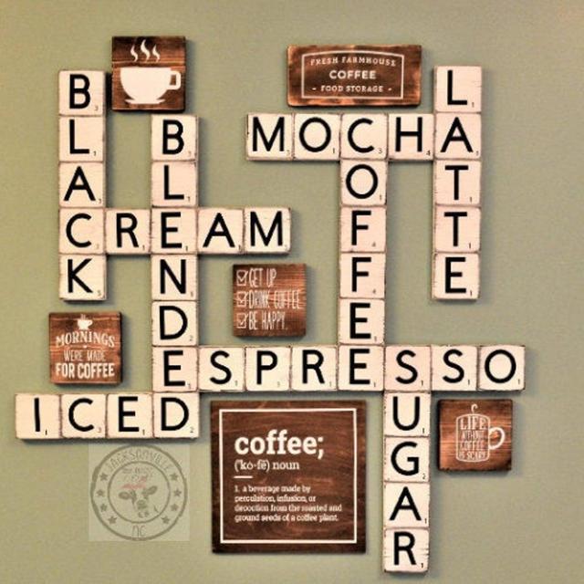 Large scrabble tiles, scrabble tile wall...