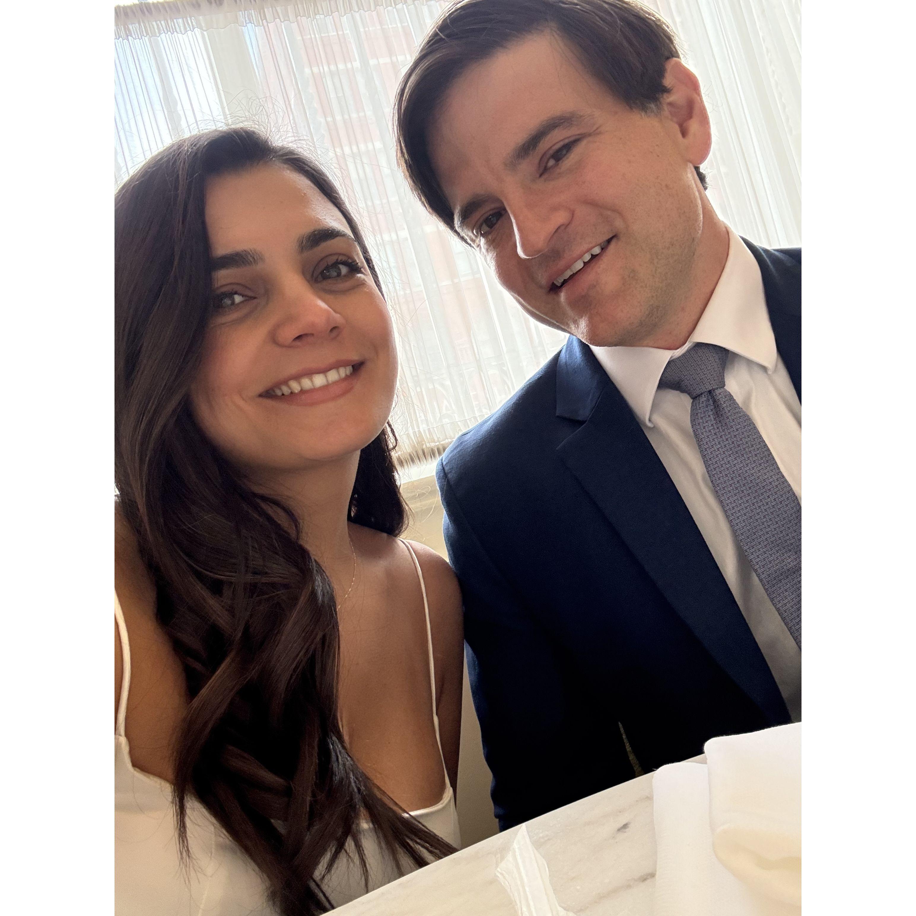 Our legal wedding ceremony in DC 2025