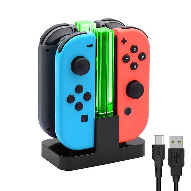 Charging Dock for Nintendo Switch Joy-Con,Charging Station for Nintendo Switch with a USB Type-C Charging Cord