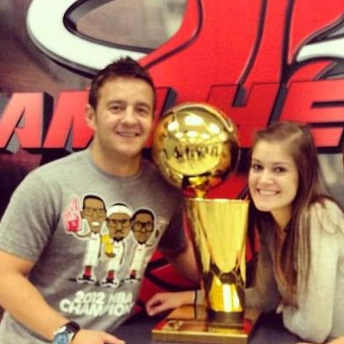 When the Heat trophy made it to TigerDirect after the Championship in 2013!