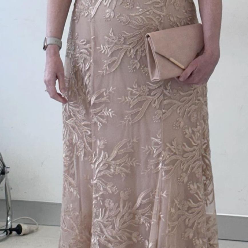 GODMOTHER: NUDE/CHAMPAGNE DRESS OR GOWN