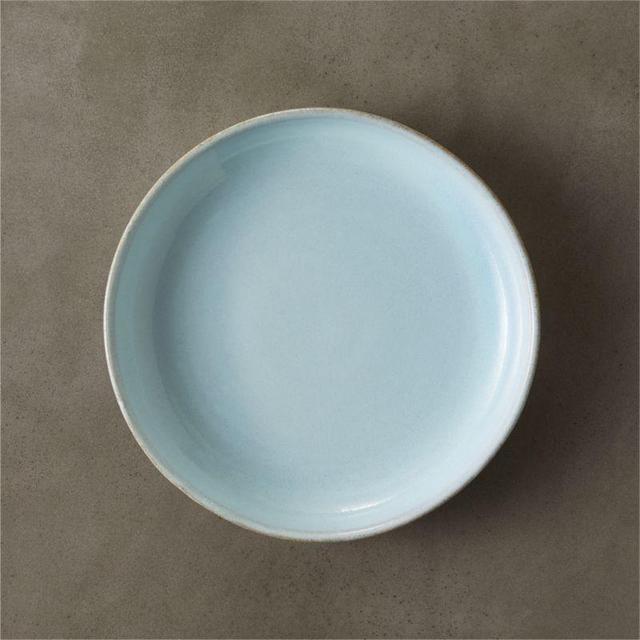 natural clay salad plate