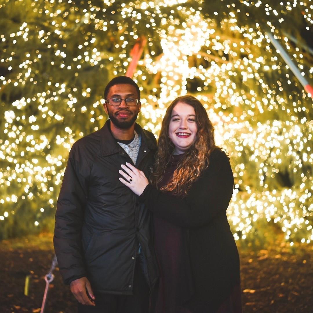 The night we got engaged!