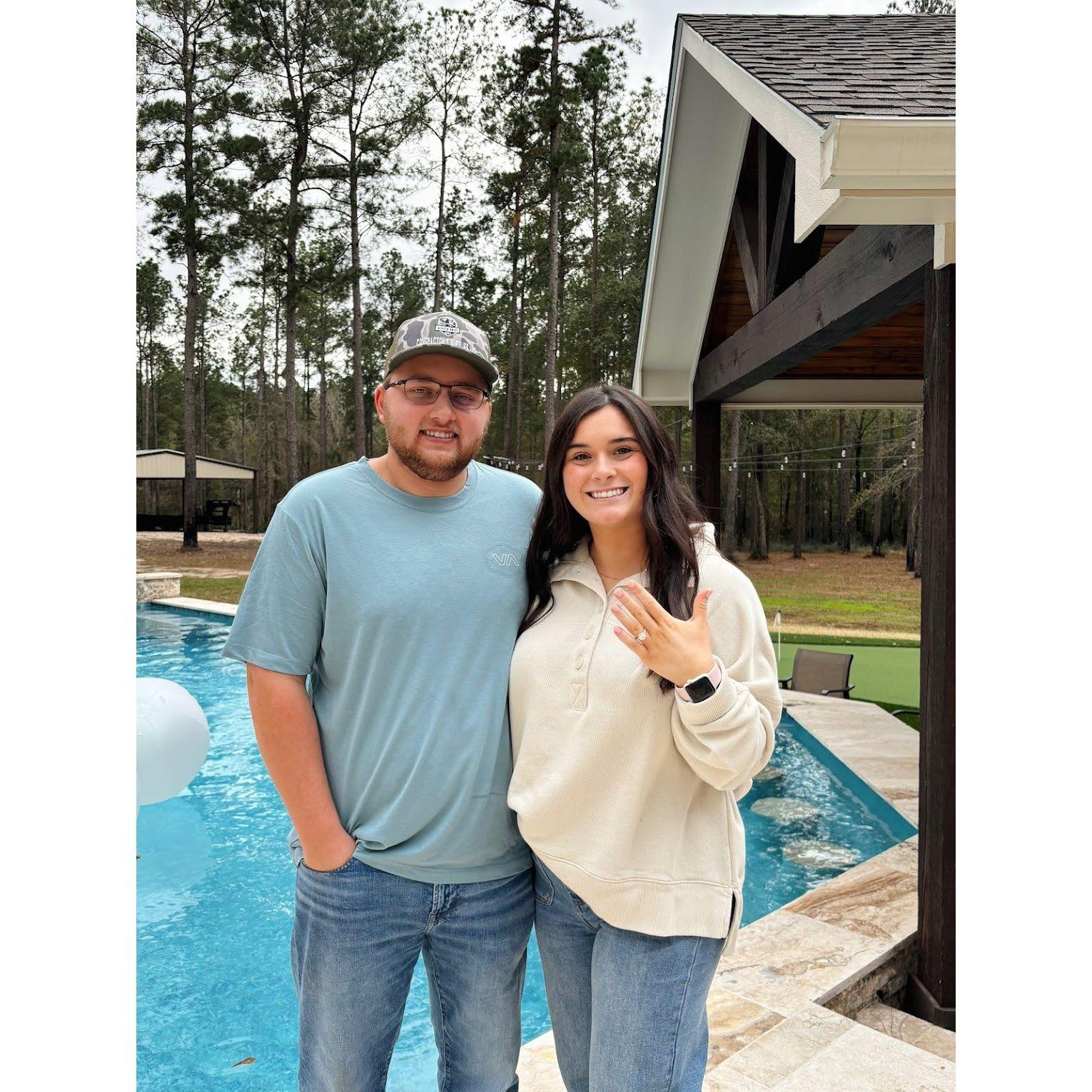 We're engaged!