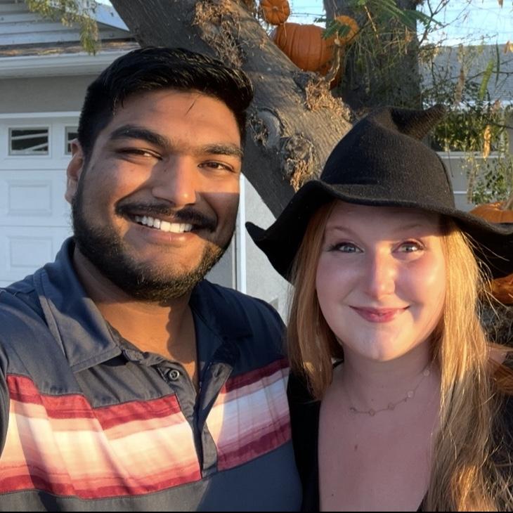 Our first Halloween together in 2022
