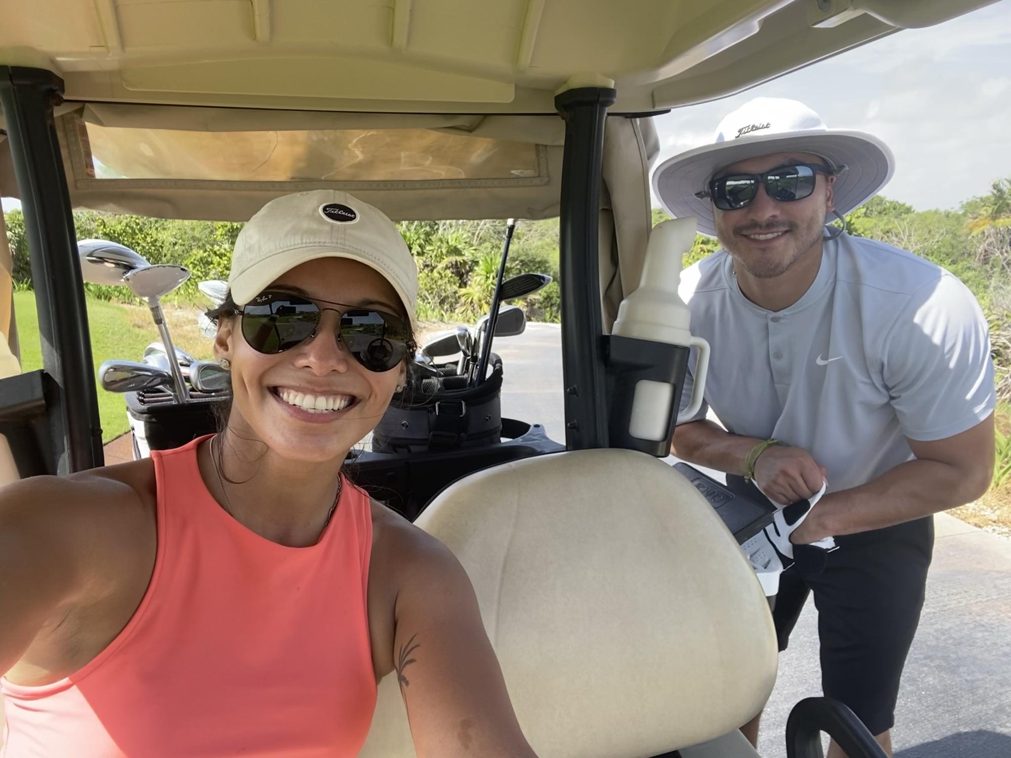 Golfing in Cancun, MX