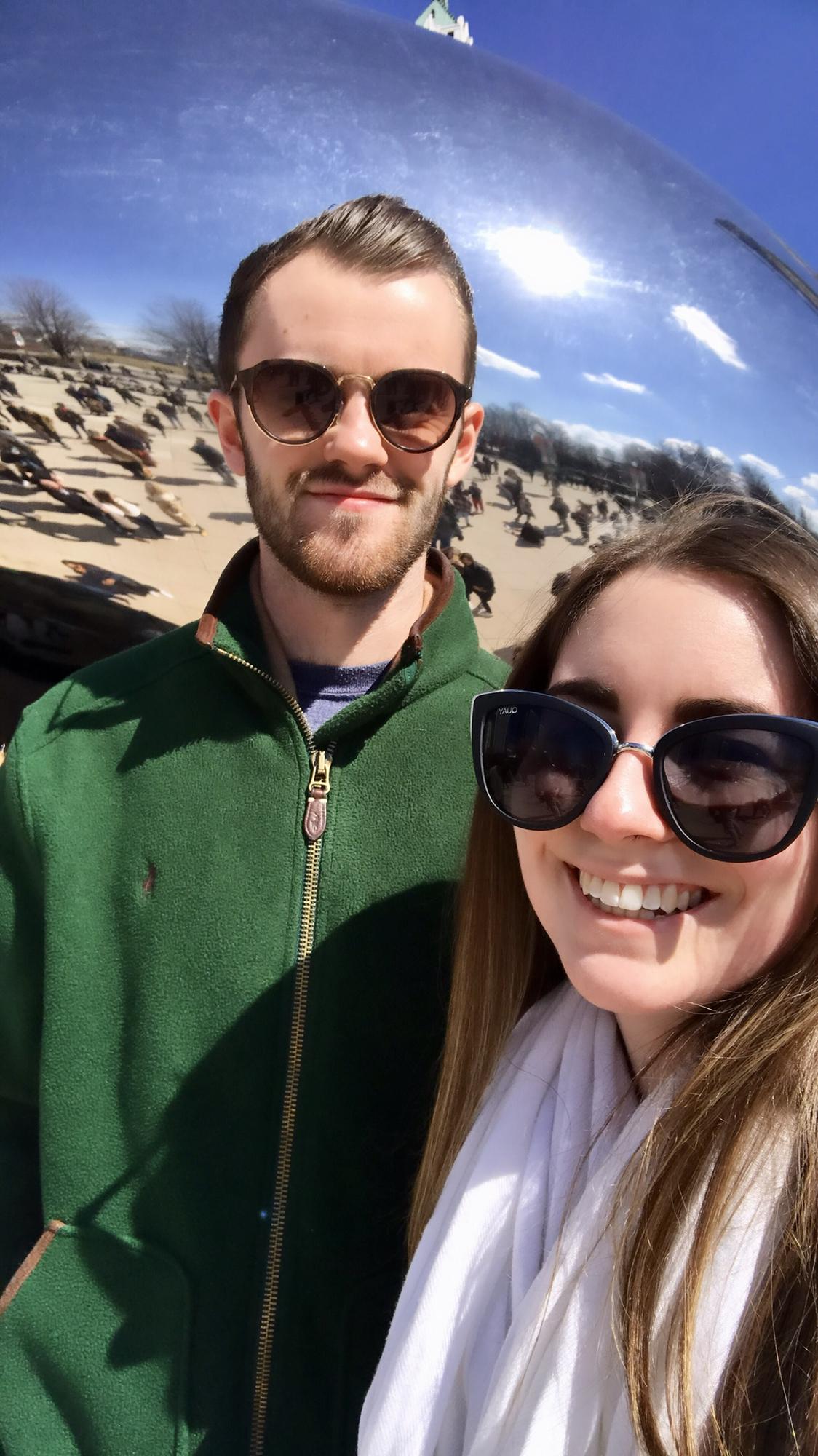Visiting Greg in Fort Wayne for the first time since moving him in! Took a weekend trip to Chicago, March 2019