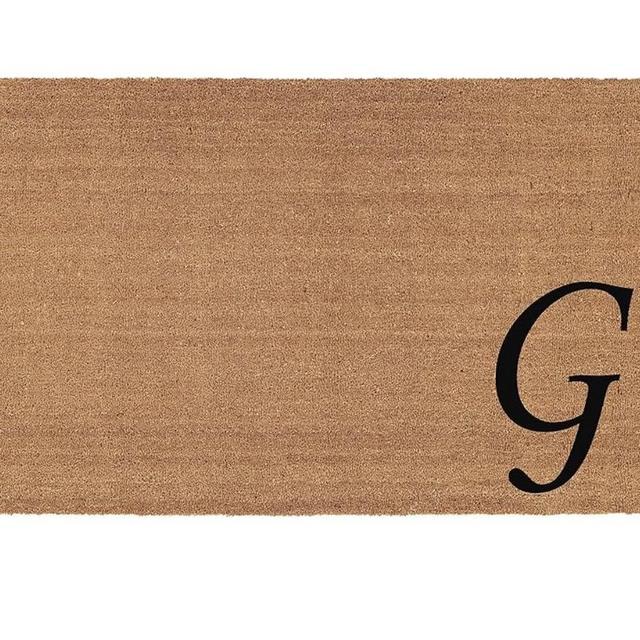 Calloway Mills 153621830G Urban Chic Monogram Doormat 17" x 29" (Letter G)