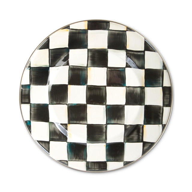 Mackenzie-Childs Courtly Check Dinner Plate