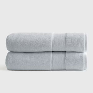 Classic Organic Turkish Cotton Bath Sheet (Set of 2) - Hydrangea