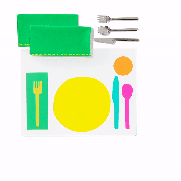 Montessori Placemat & Utensils