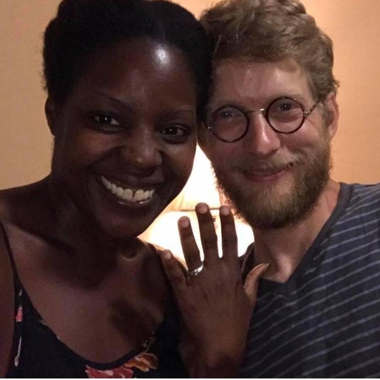 The night I said yes! in my pajamas. D'oh!