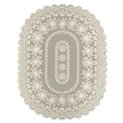 Heritage Lace® Rose 52-Inch x 72-Inch Tablecloth in Ecru