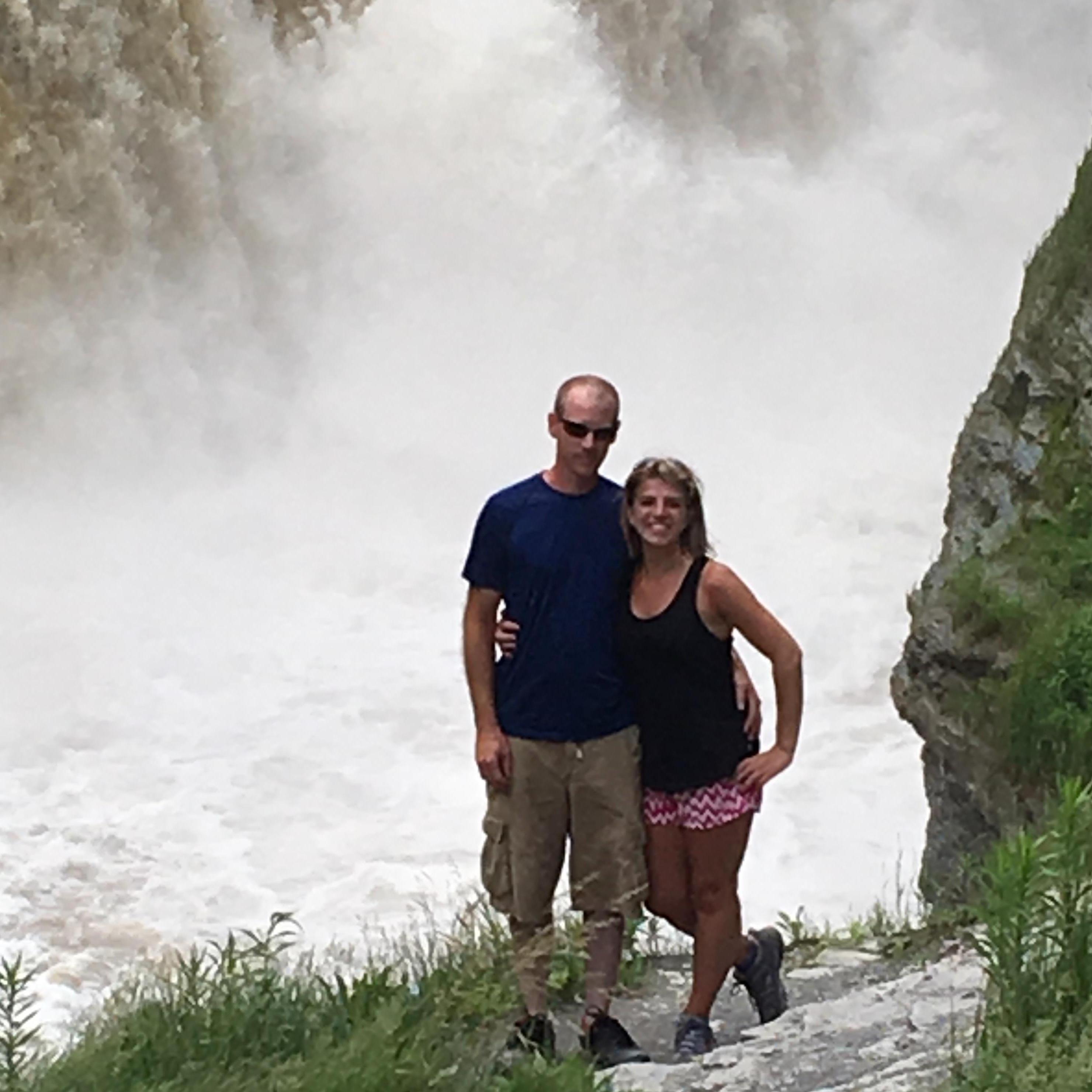 Our first picture together - Letchworth State Park - June 2017