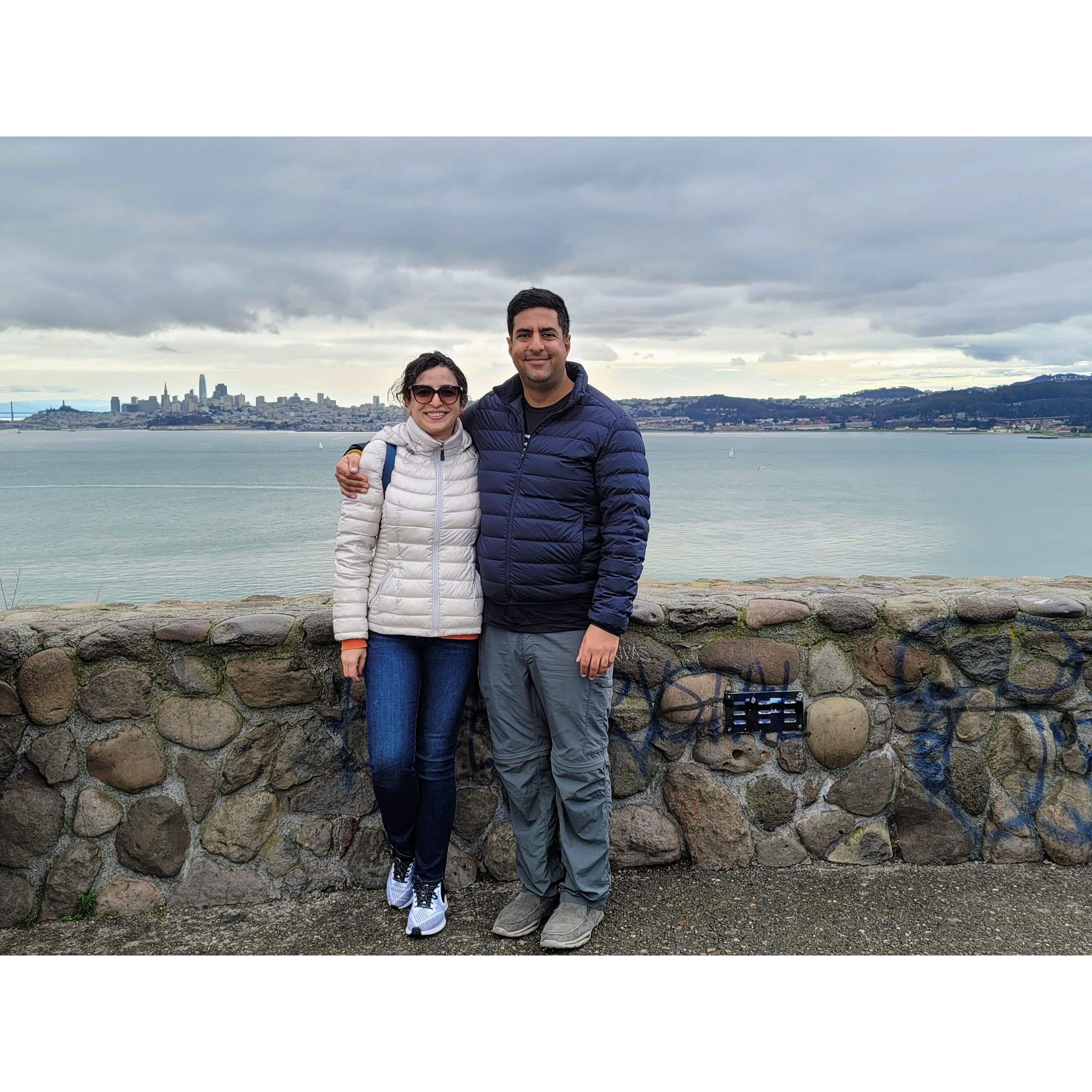 Trip to San Francisco (Brian just finished a 100-mile century bike ride from Oakland to Sacramento)